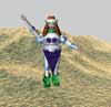 Robot Girl-3-D Illustration